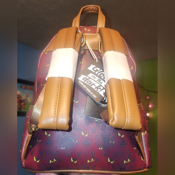 New! Loungefly Disney Haunted Mansion Stretching Room Portraits Mini Backpack ?